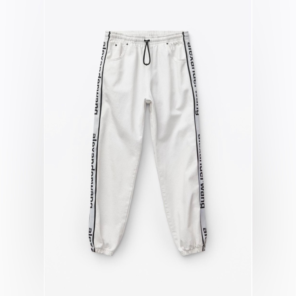 Alexander Wang White Denim Joggers
